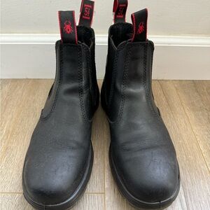 Redback Boots Black Leather Boots